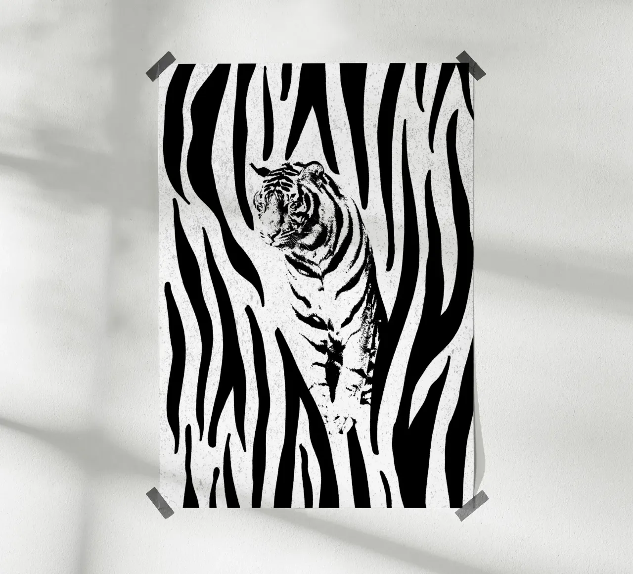 Tiger poster da lazydaypaper