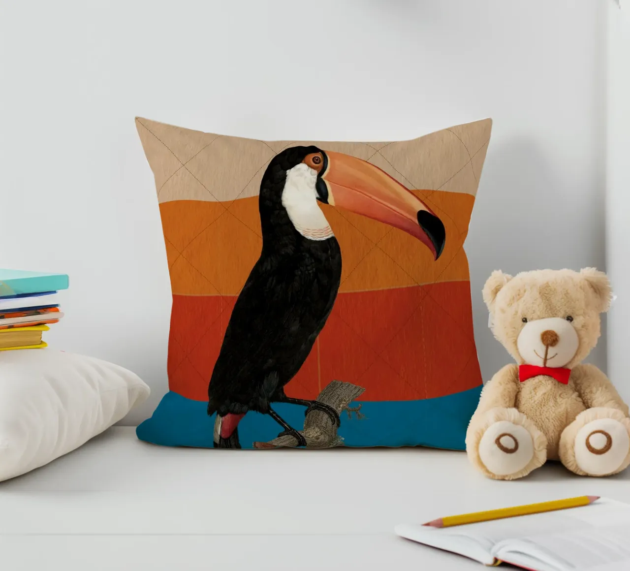 Tukan cuscino da lazydaypaper