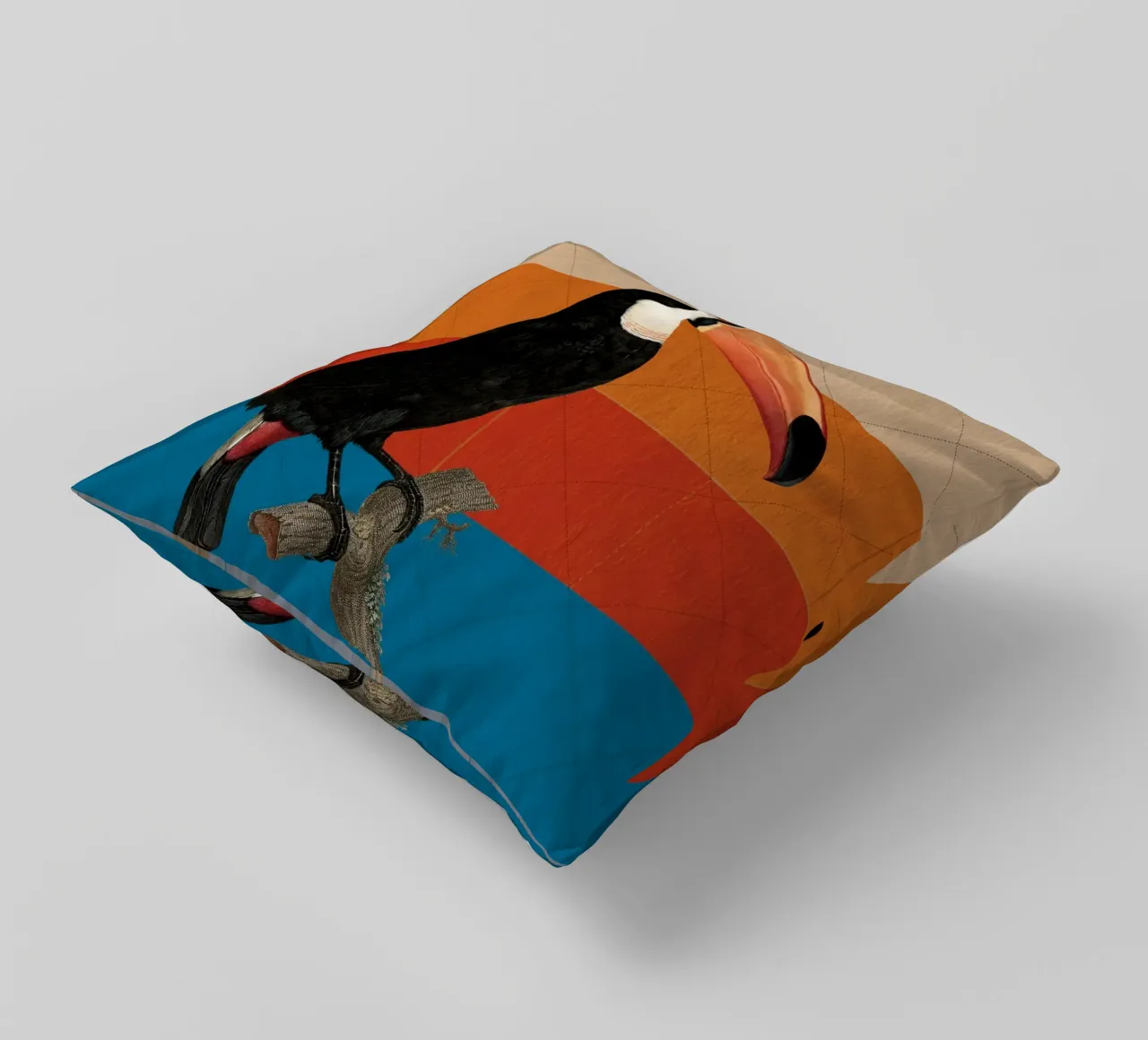Tukan cuscino da lazydaypaper