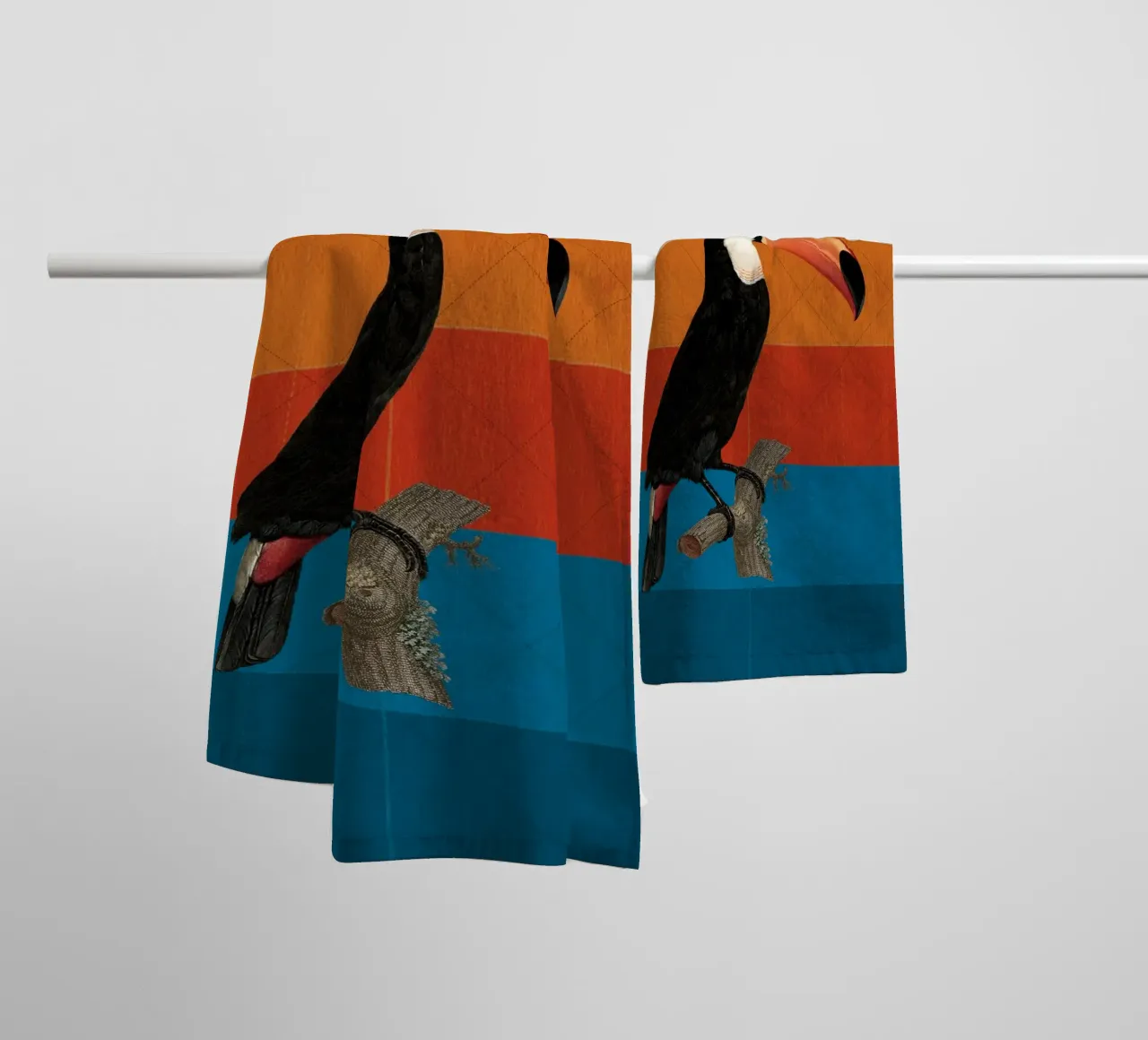 Tukan asciugamano da bagno da lazydaypaper