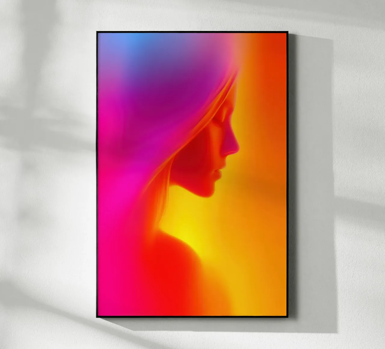 Retrato de mujer | Un derroche de color como en un sueño metacrilato de Autofocus