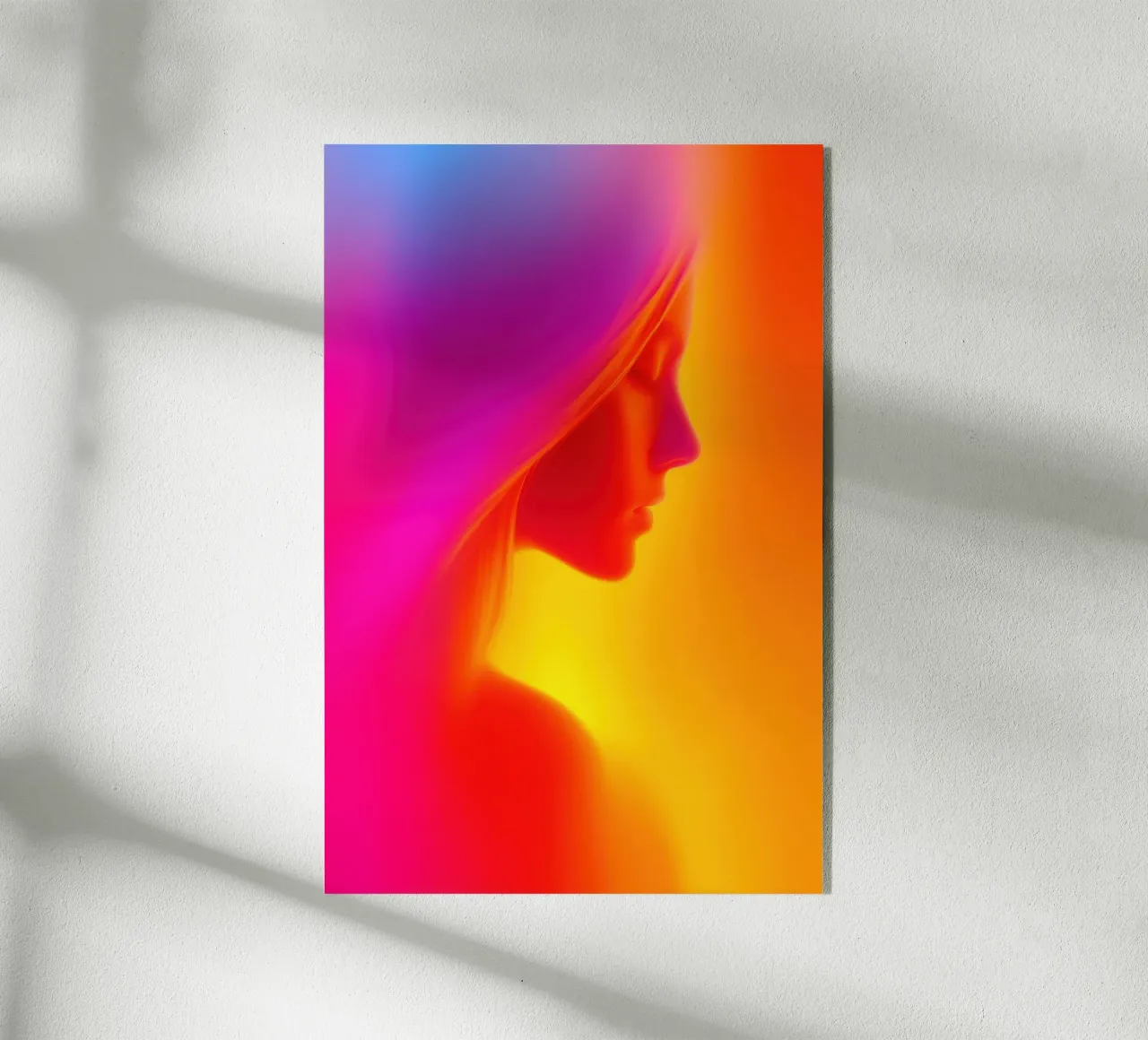 Retrato de mujer | Un derroche de color como en un sueño metacrilato de Autofocus