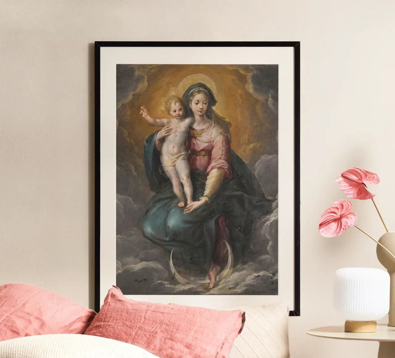 Unsere Liebe Frau von der Unbefleckten Empfängnis, Spanischer Barock Poster von vintagepod