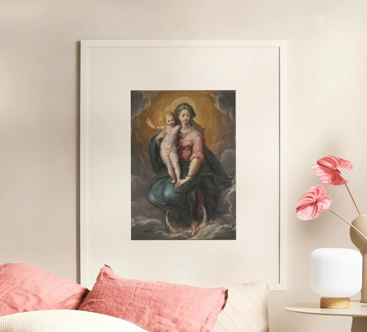 Unsere Liebe Frau von der Unbefleckten Empfängnis, Spanischer Barock Poster von vintagepod