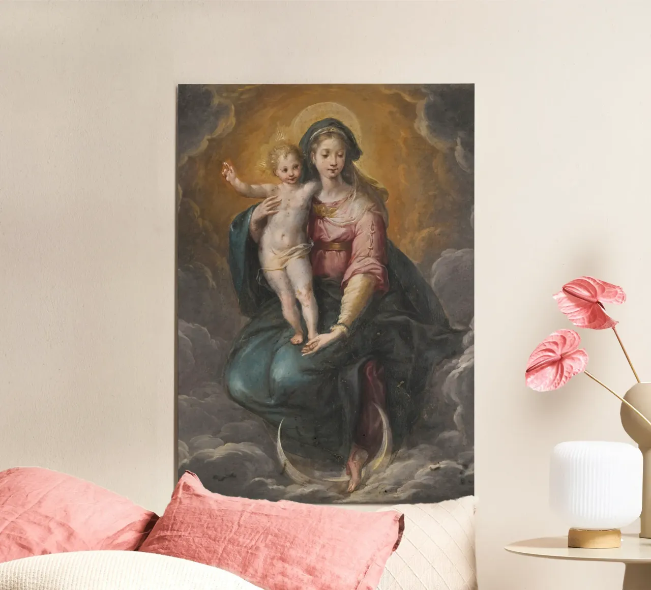 Unsere Liebe Frau von der Unbefleckten Empfängnis, Spanischer Barock Poster von vintagepod