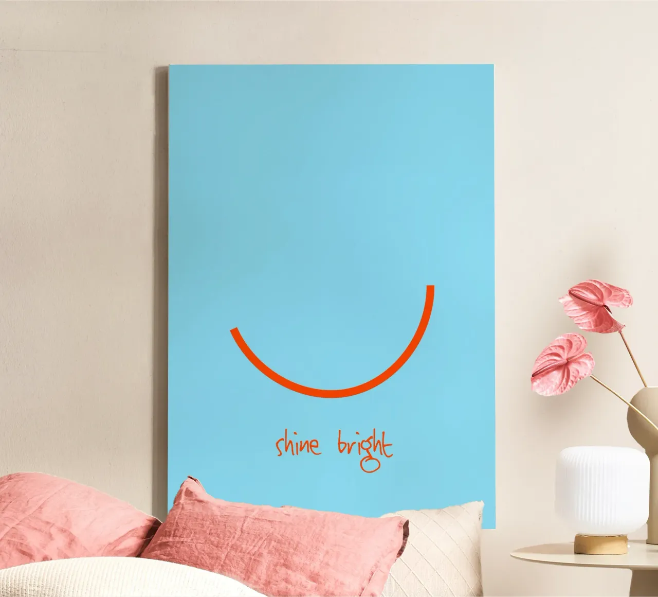 shine bright. (as you are) tela con Cornice a cassetta da FRICKE DESIGN