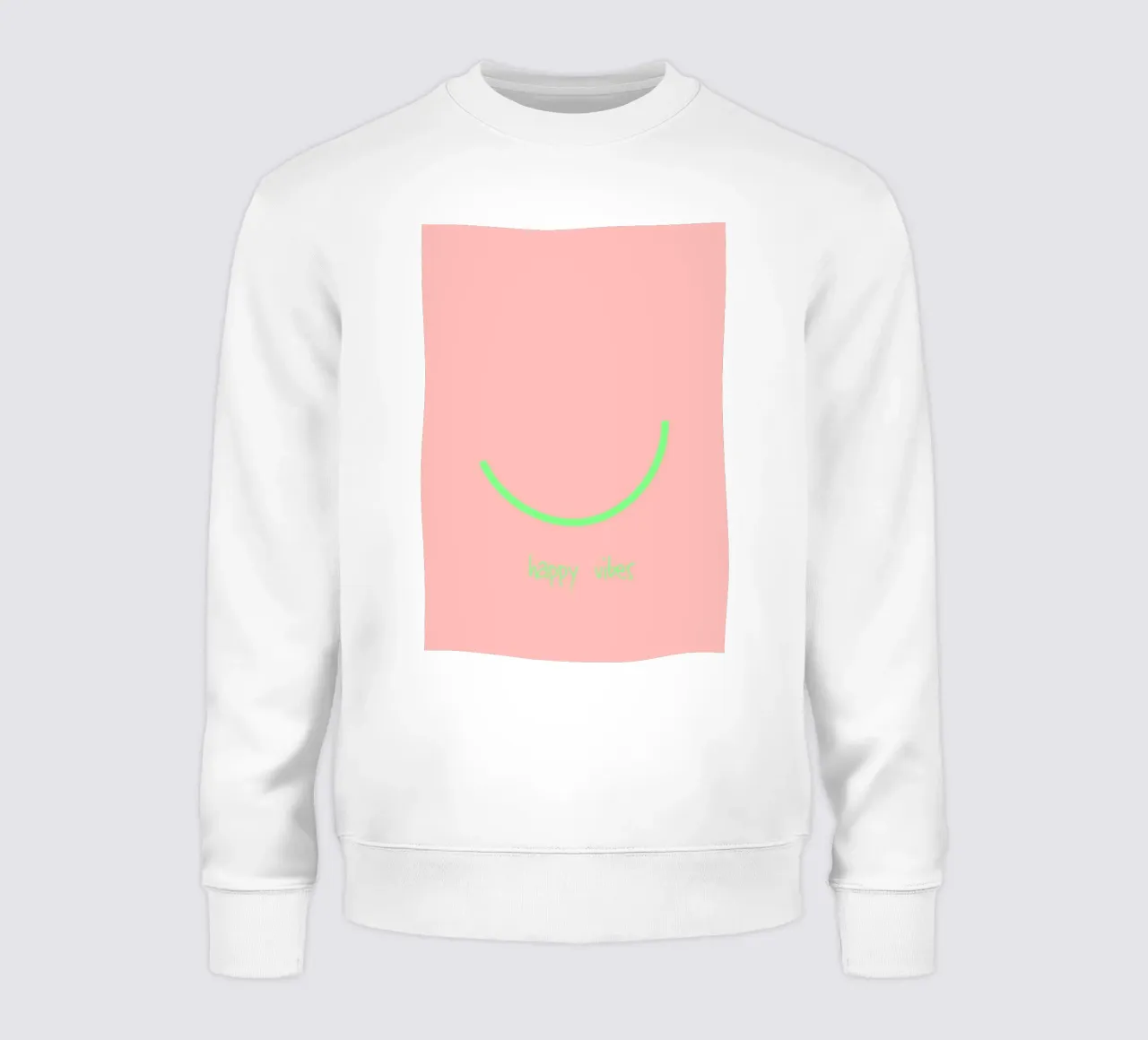 happy vibes. (keep on) felpa da FRICKE DESIGN