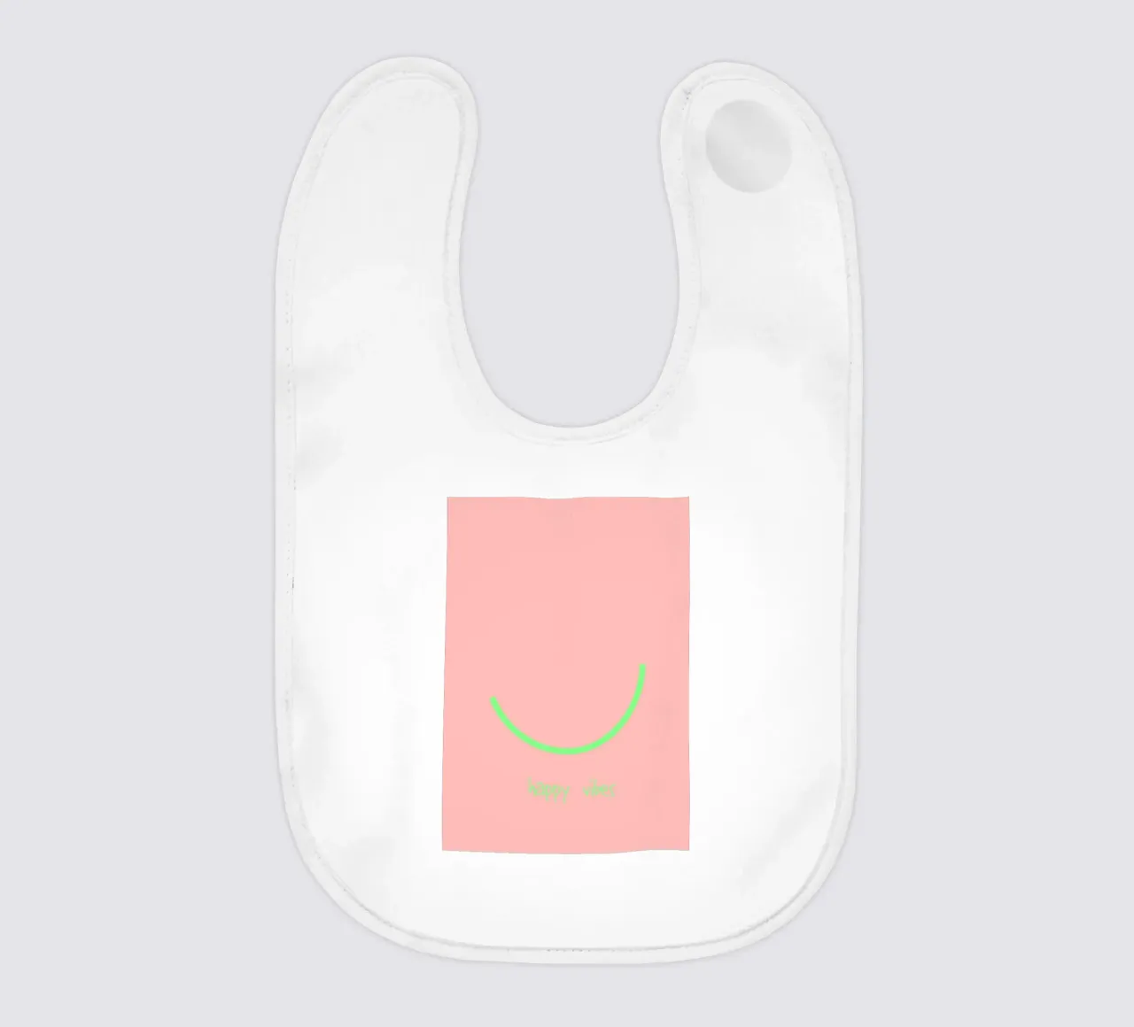 happy vibes. (keep on) bavaglino da FRICKE DESIGN
