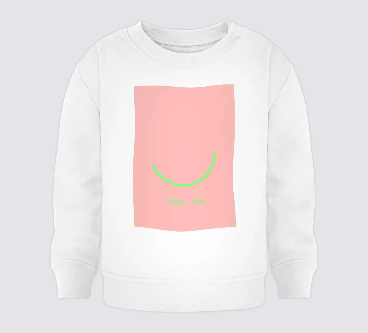 happy vibes. (keep on) felpa neonato da FRICKE DESIGN