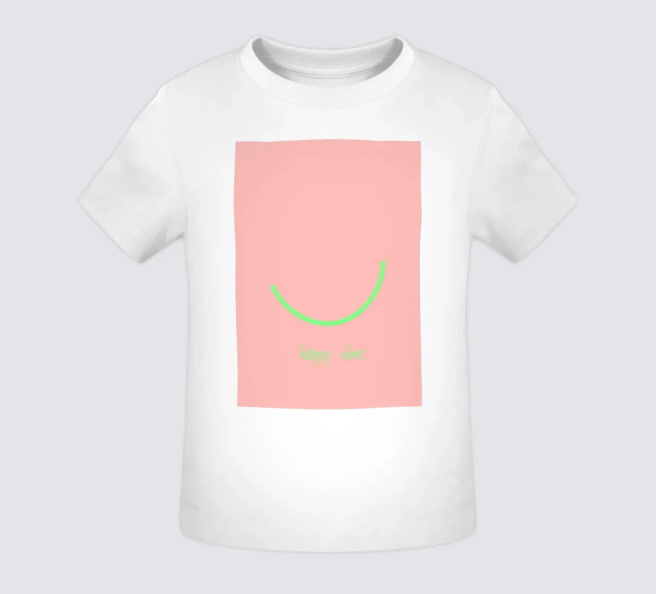 Smile | happy vibes. (keep on) maglietta neonato da FRICKE DESIGN