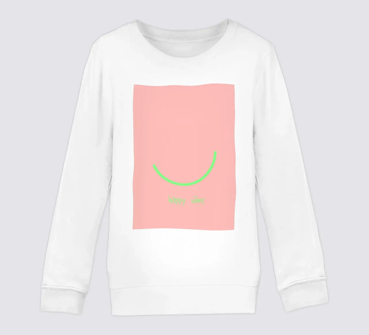 happy vibes. (keep on) felpa bambino da FRICKE DESIGN