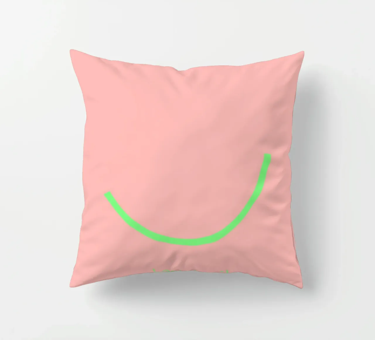 Smile | happy vibes. (keep on) cuscino da FRICKE DESIGN