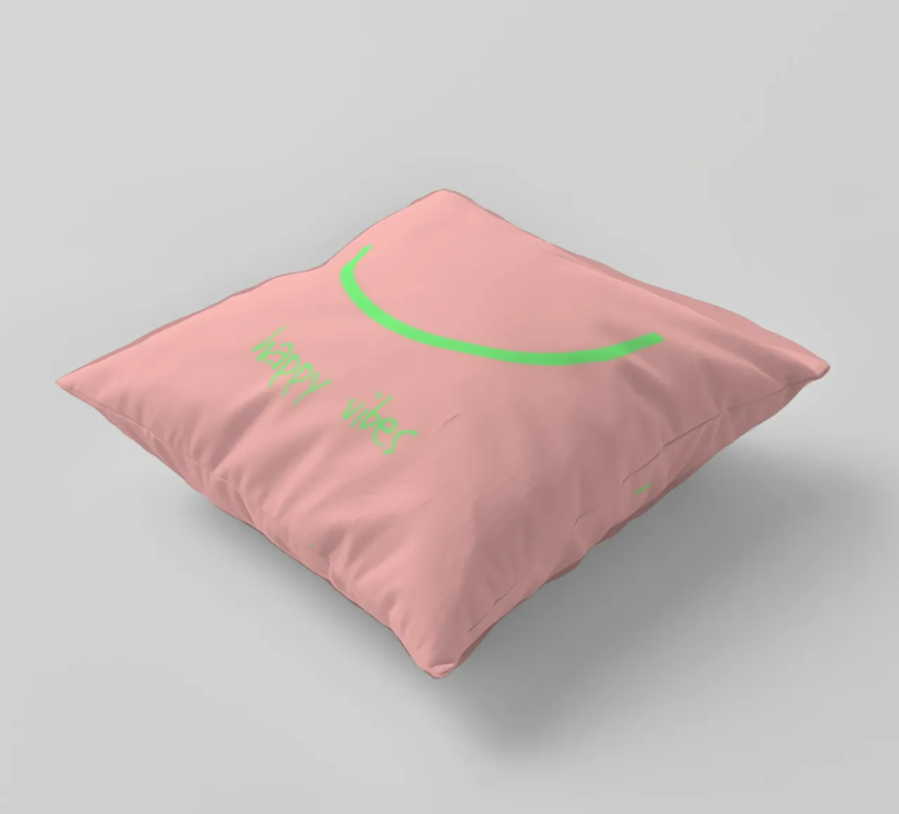 Smile | happy vibes. (keep on) cuscino da FRICKE DESIGN