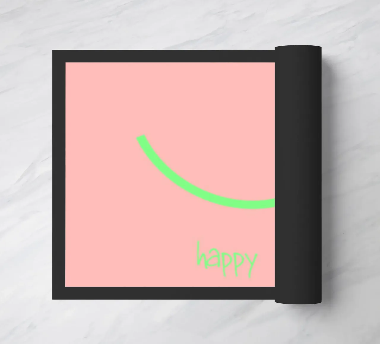 Smile | happy vibes. (keep on) zerbino da FRICKE DESIGN