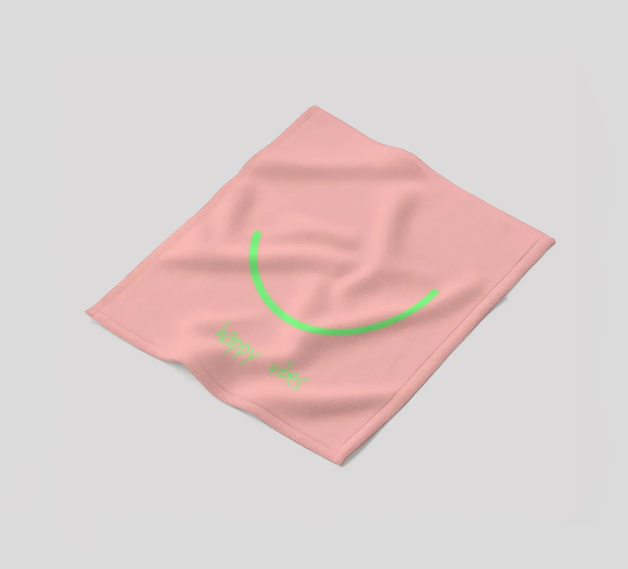 happy vibes. (keep on) coperta in pile da FRICKE DESIGN