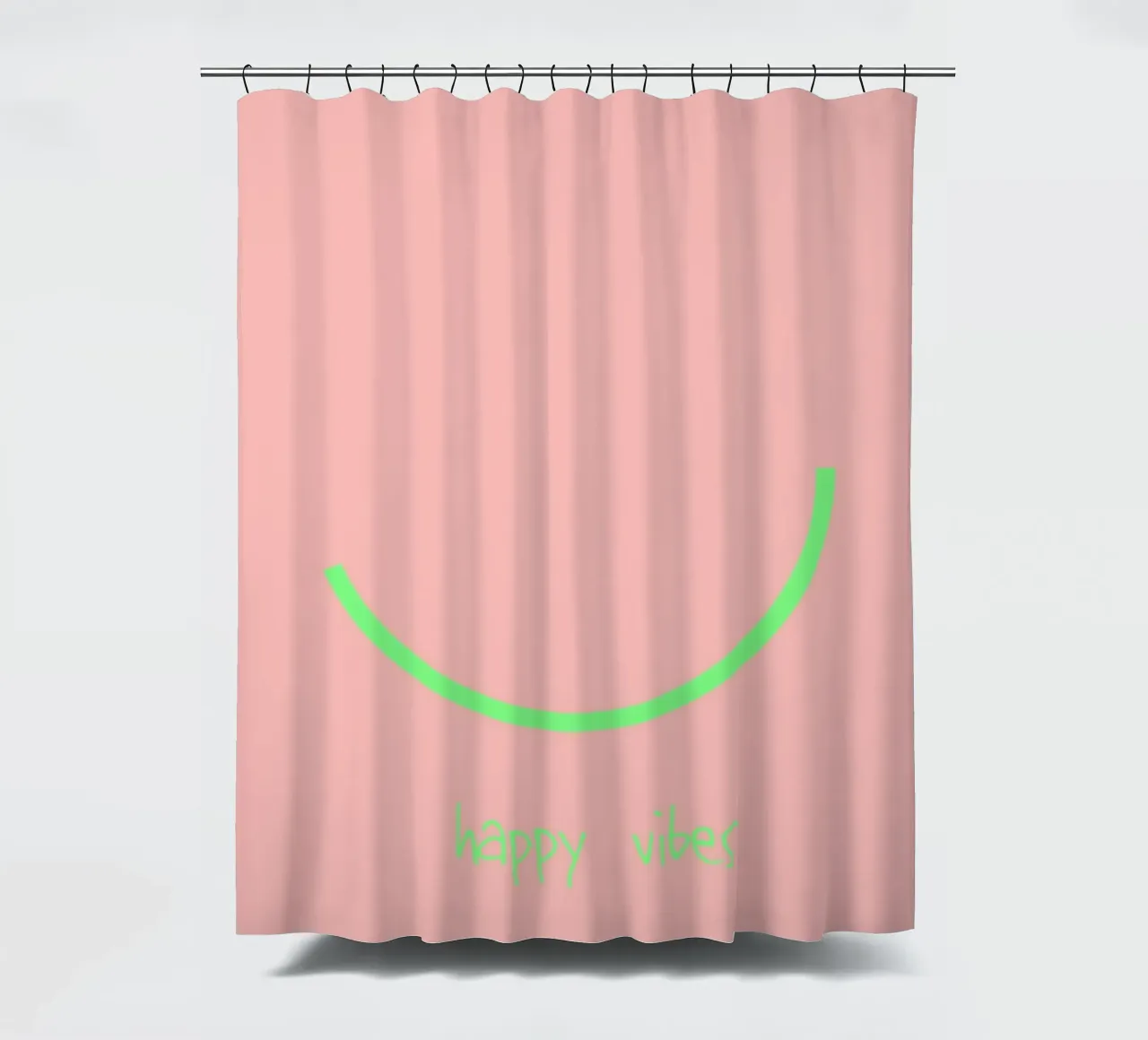 Smile | happy vibes. (keep on) tenda da doccia da FRICKE DESIGN