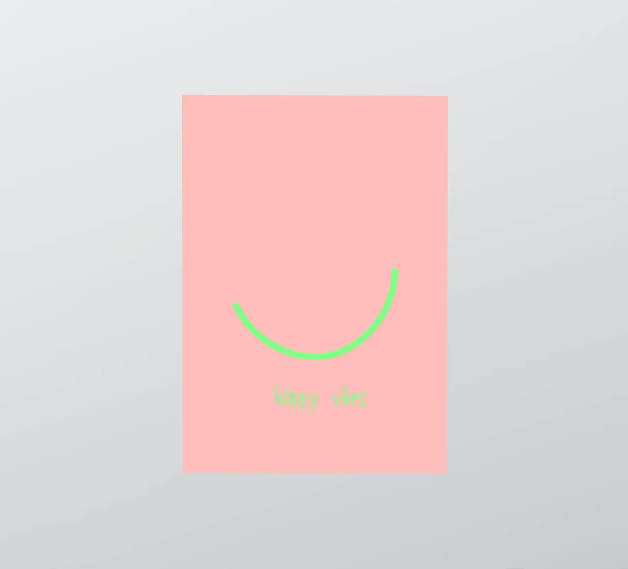 Smile | happy vibes. (keep on) adesivo da FRICKE DESIGN
