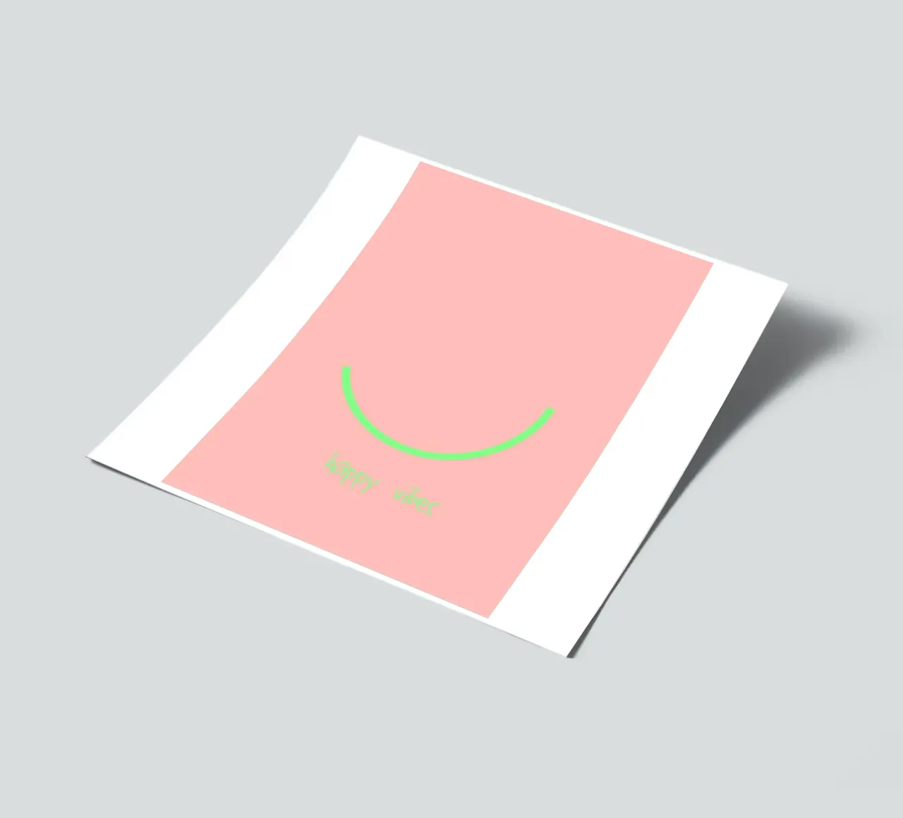 Smile | happy vibes. (keep on) foglio adesivo da FRICKE DESIGN