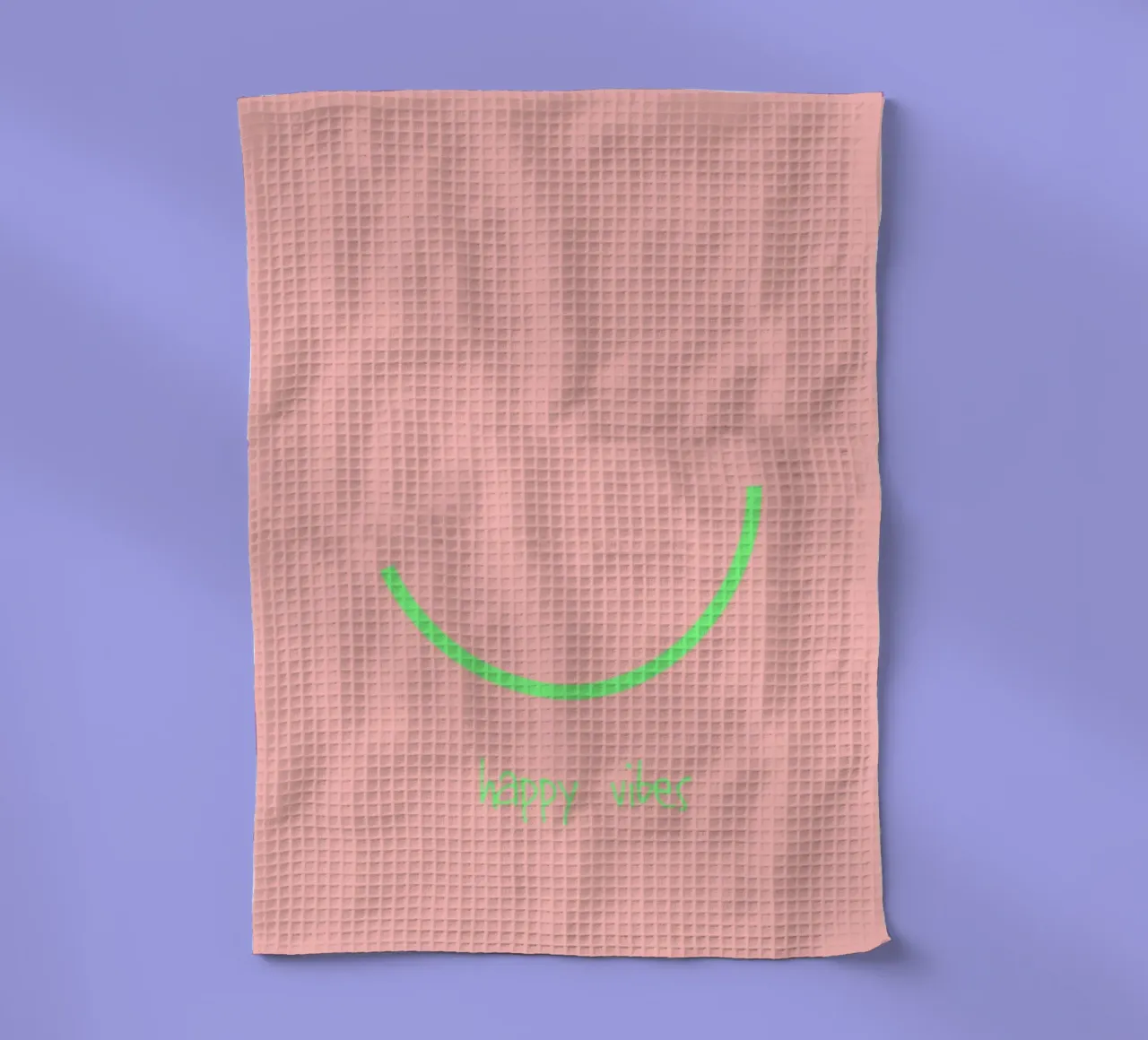 happy vibes. (keep on) canovaccio da cucina da FRICKE DESIGN