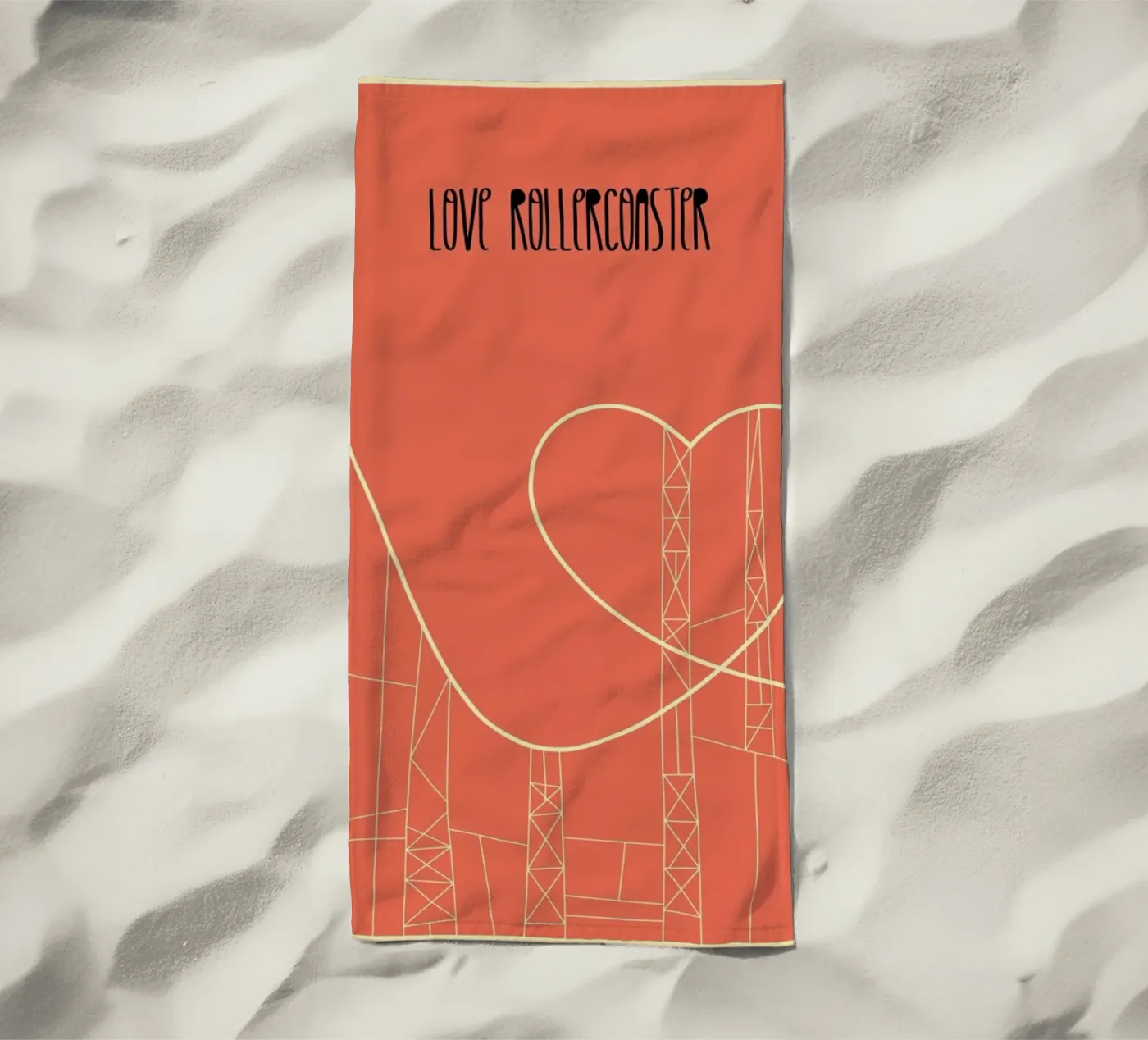 Love Rollercoaster telo mare da Rahma Projekt