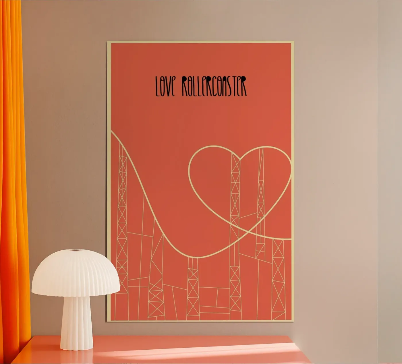 Love Rollercoaster poster da Rahma Projekt