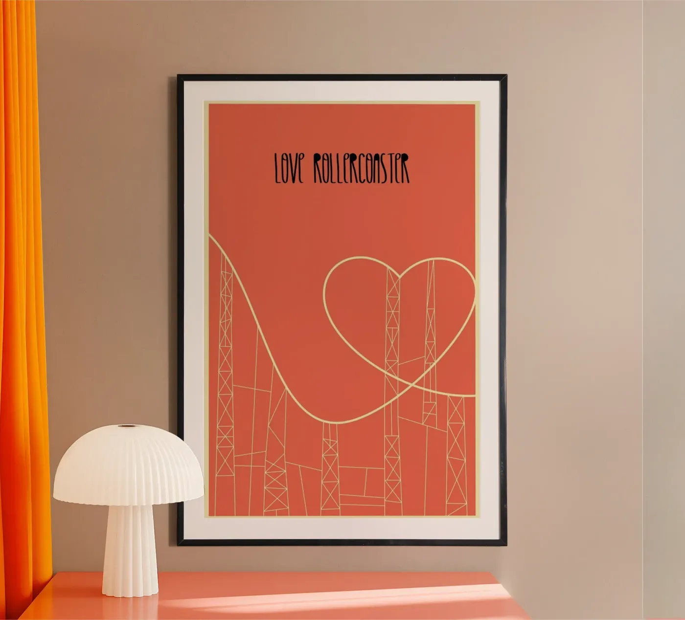 Love Rollercoaster poster da Rahma Projekt