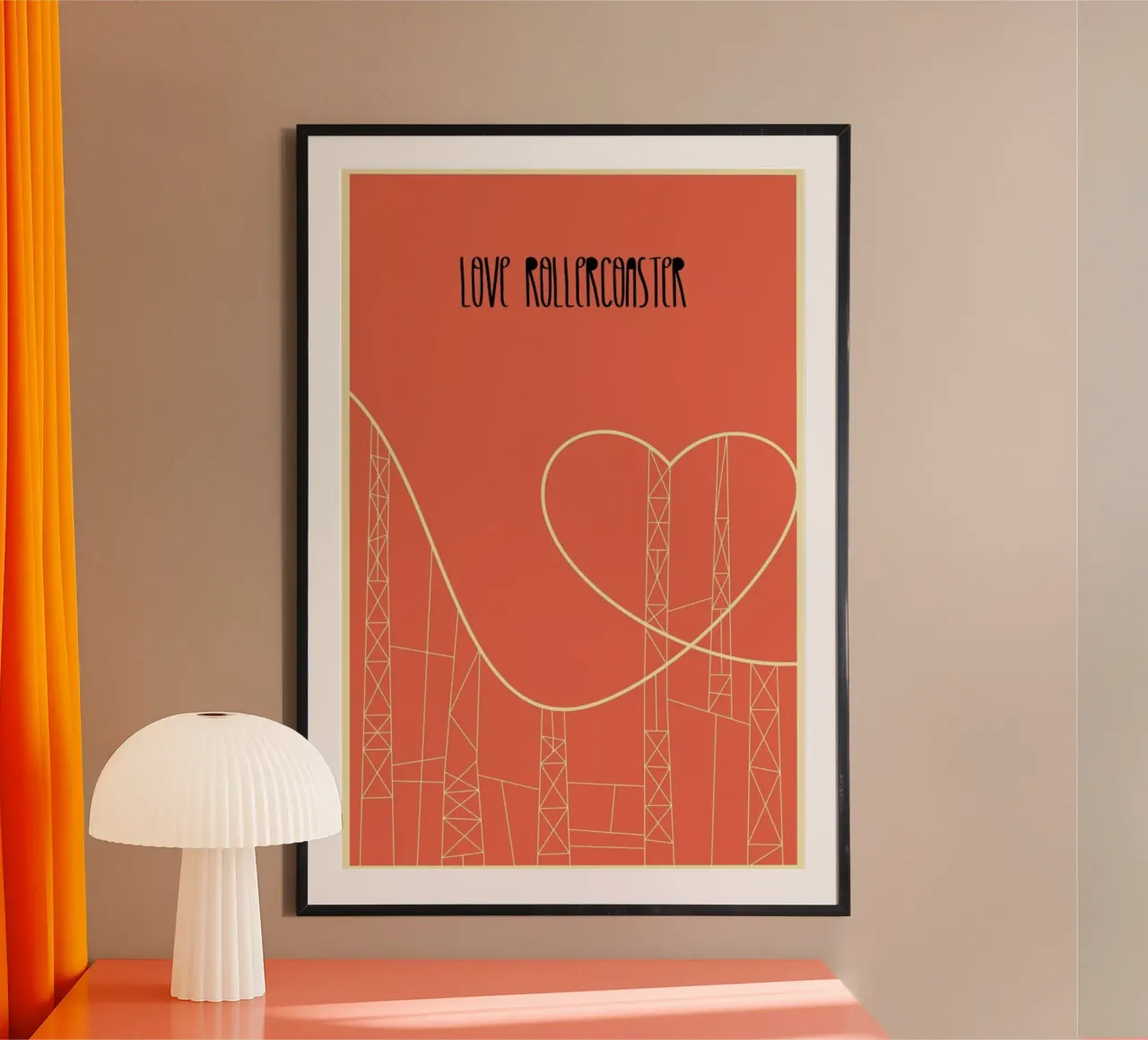 Love Rollercoaster poster da Rahma Projekt