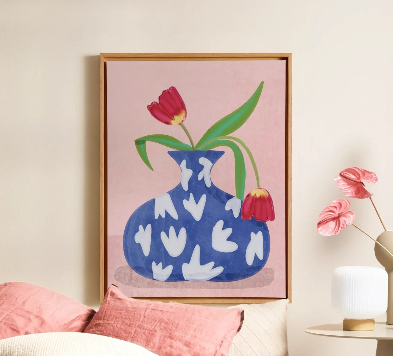 Tulipano in vaso tela da Raissa Oltmanns