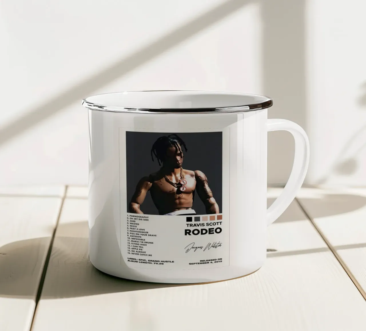 Travis Scott Rodeo tazza in smalto da Roronoa7