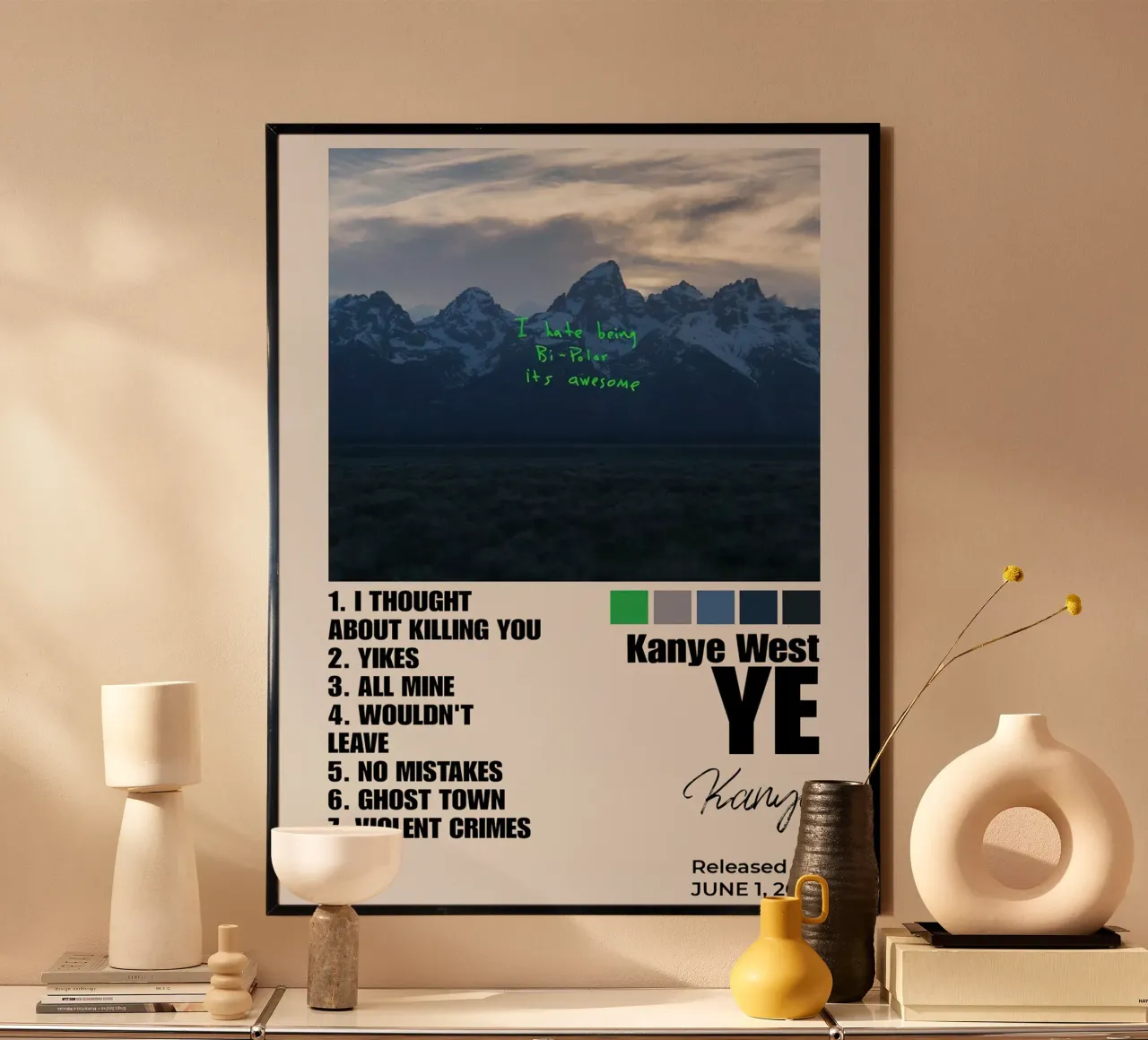 Kanye West YE poster da Roronoa7