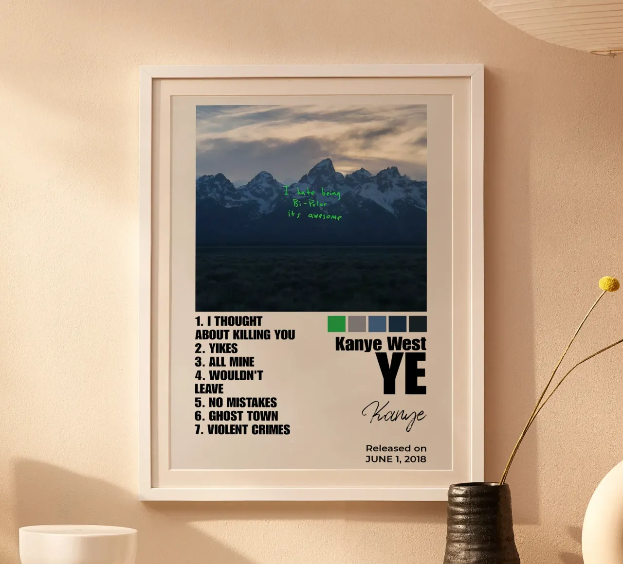 Kanye West YE poster da Roronoa7