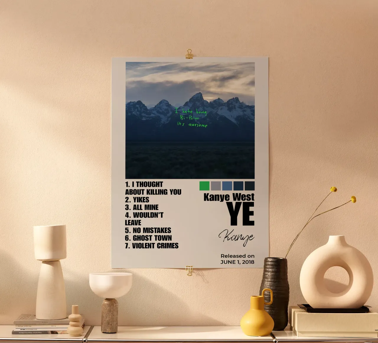 Kanye West YE poster da Roronoa7