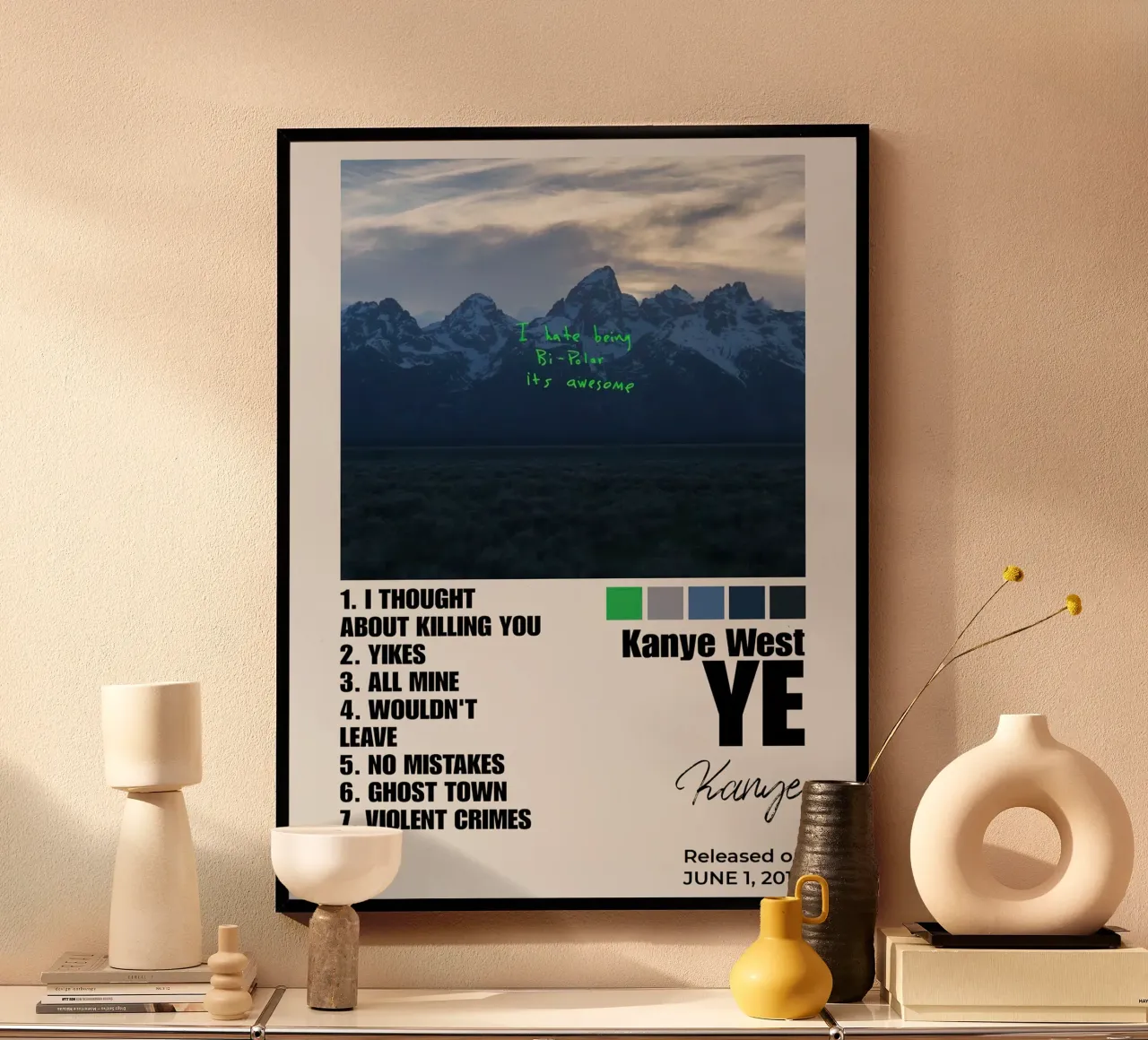 Kanye West YE poster da Roronoa7