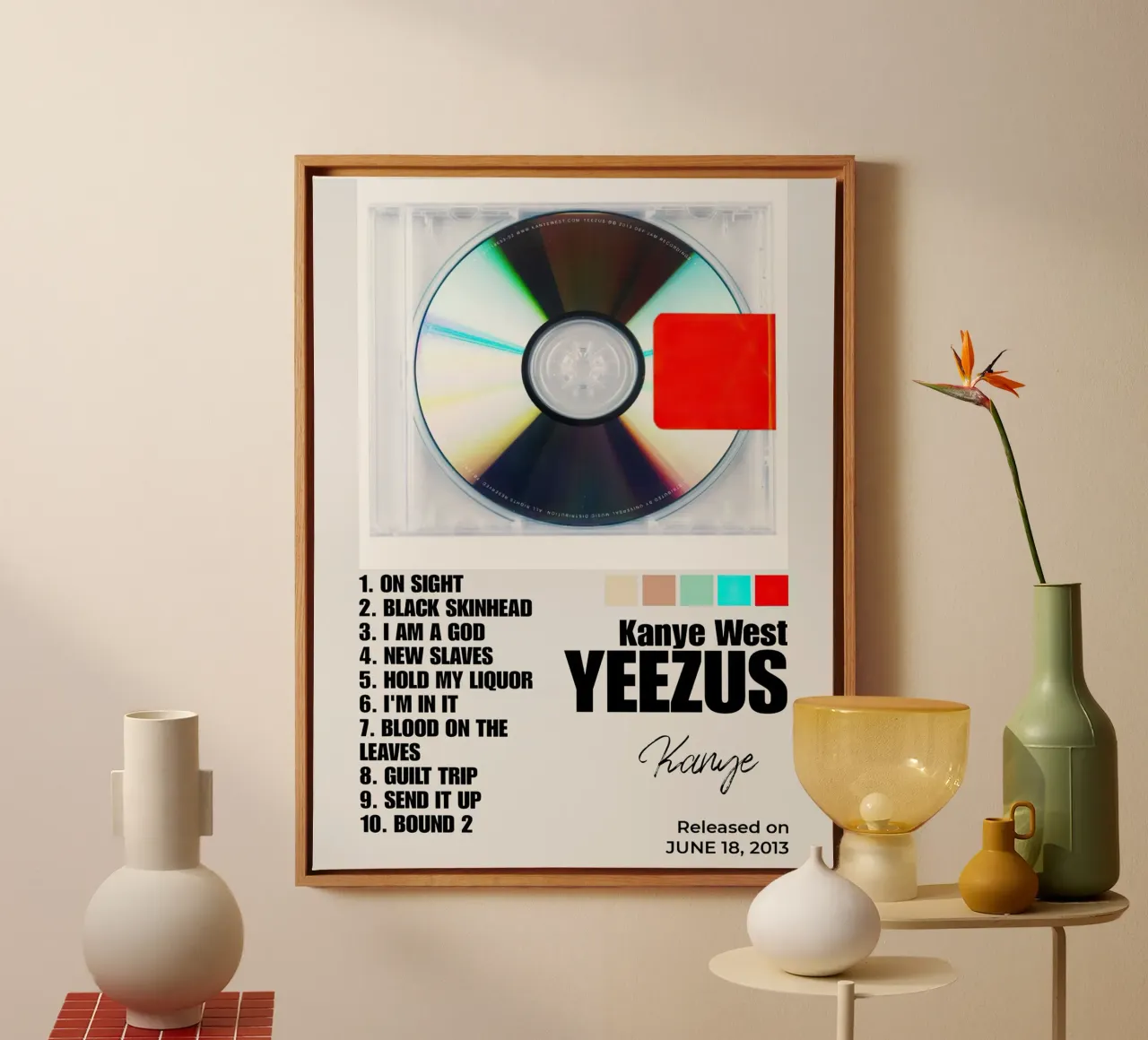 Kanye West Yeezus tela con Cornice a cassetta da Roronoa7