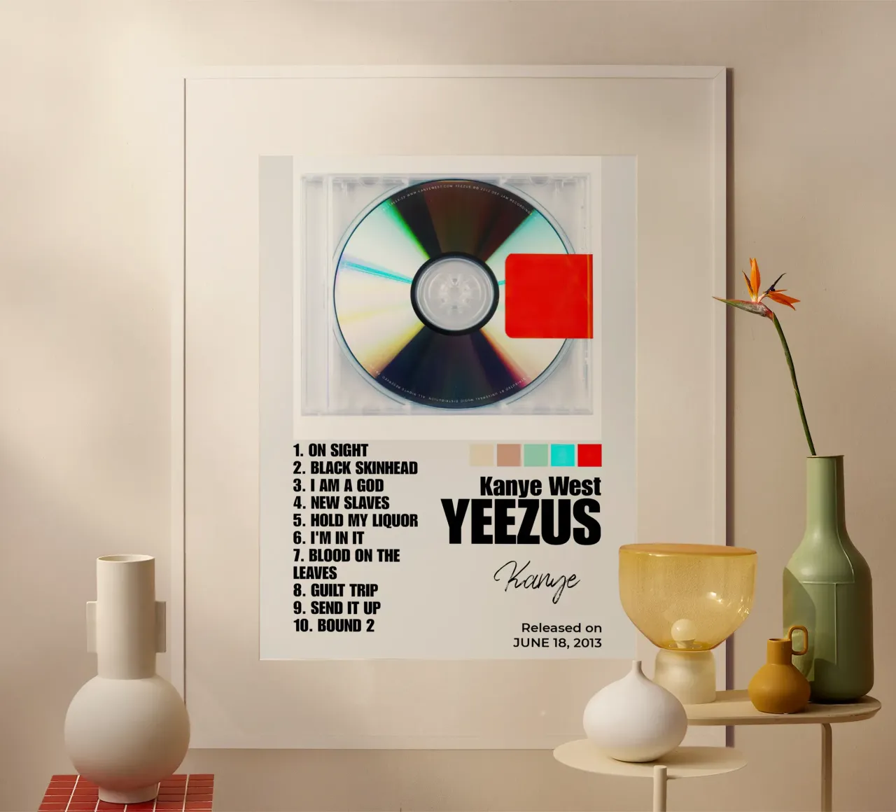 Kanye West Yeezus poster da Roronoa7