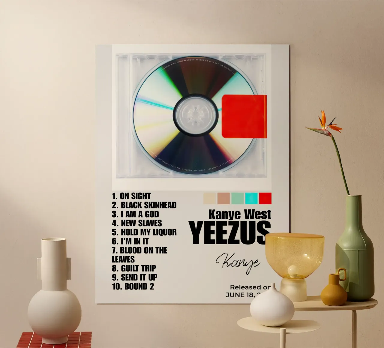 Kanye West Yeezus poster da Roronoa7