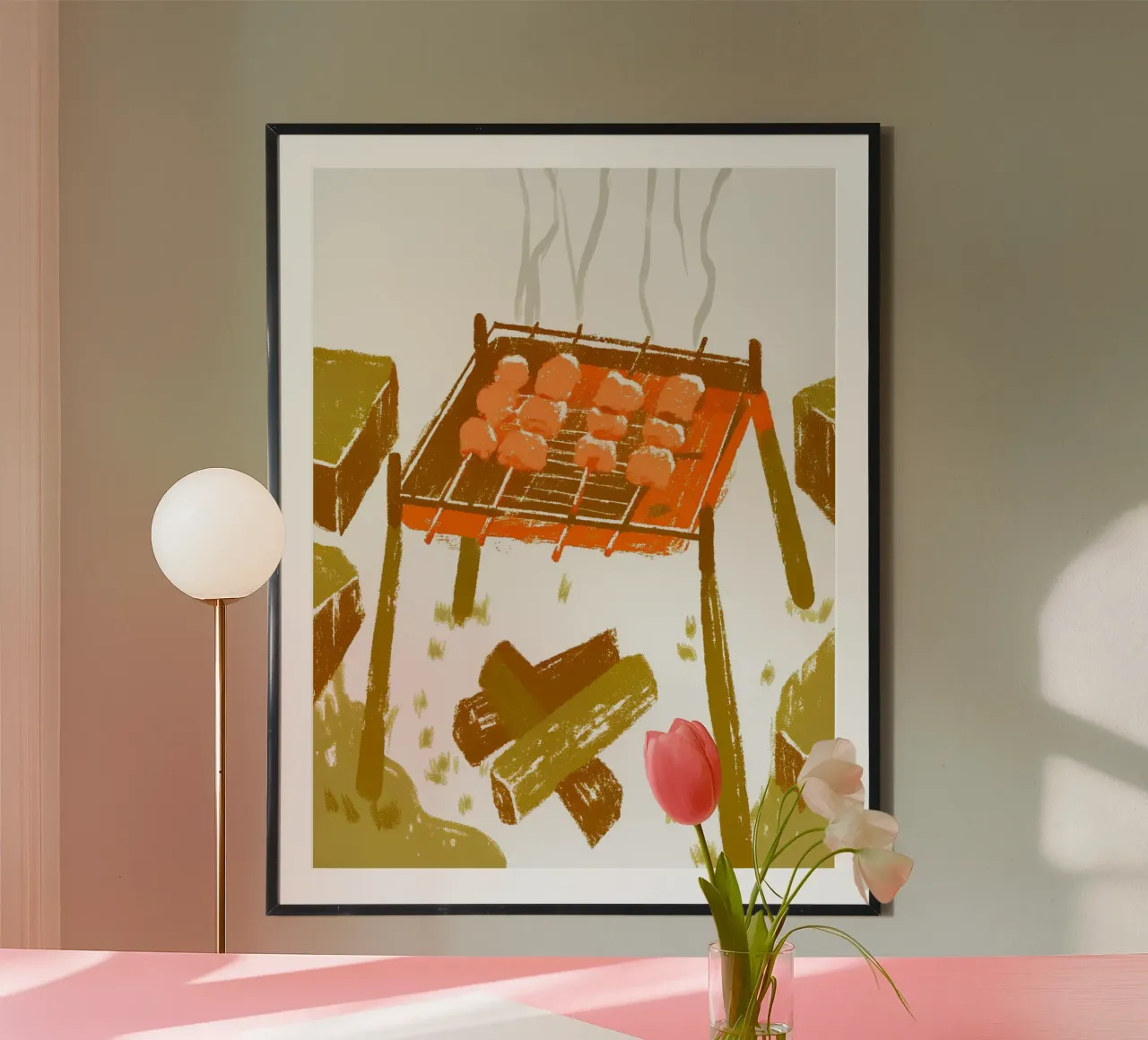Satay alla griglia poster da PREKETEWE