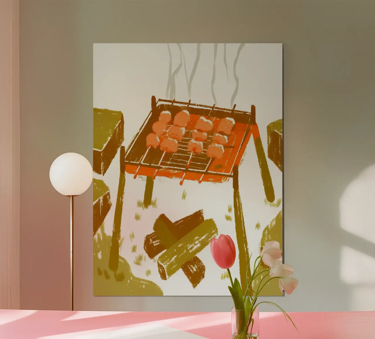 Satay alla griglia poster da PREKETEWE