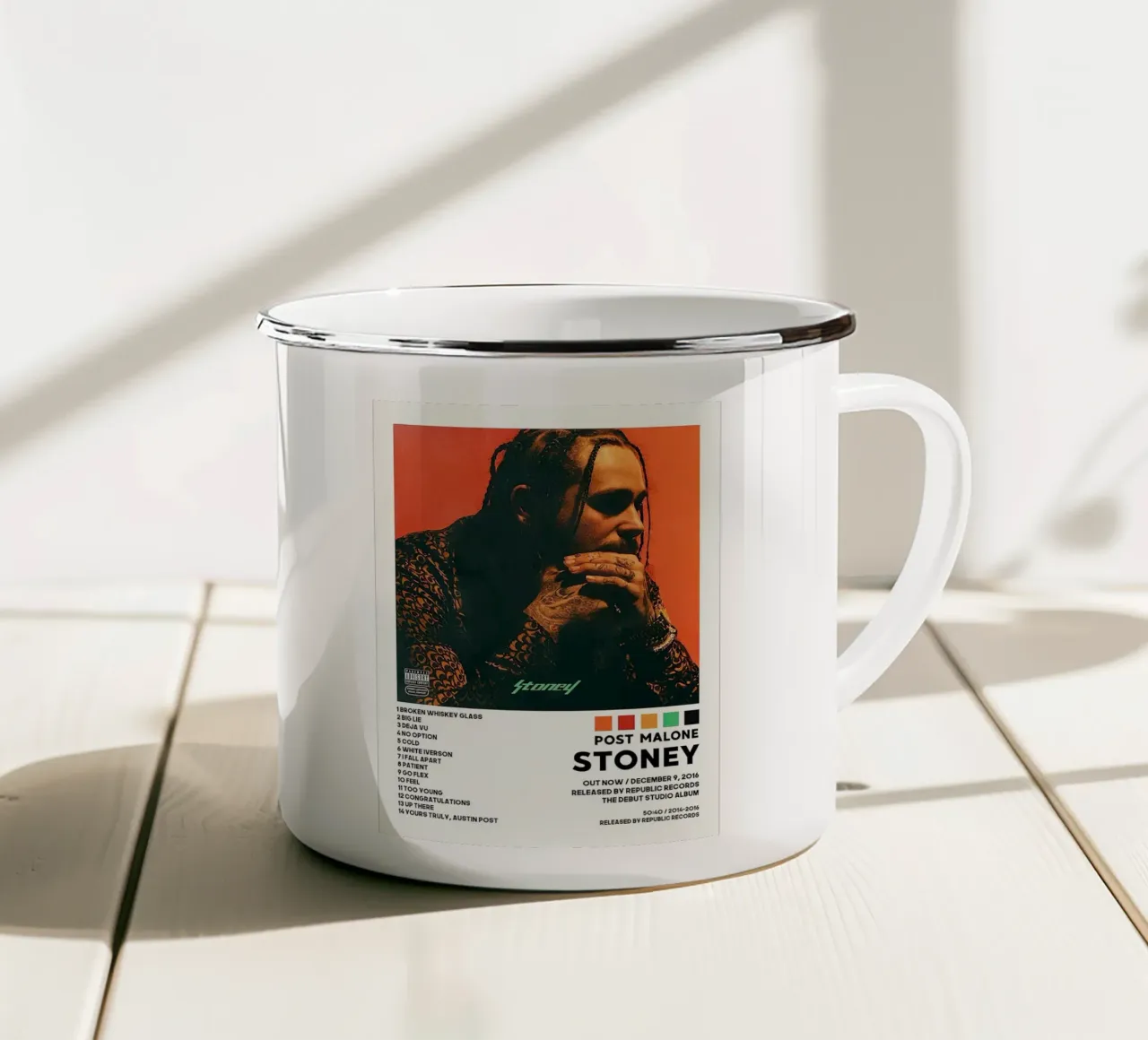 Post malone Stoney tazza in smalto da Roronoa7