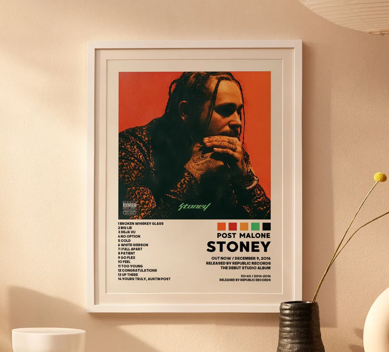 Post malone Stoney poster da Roronoa7