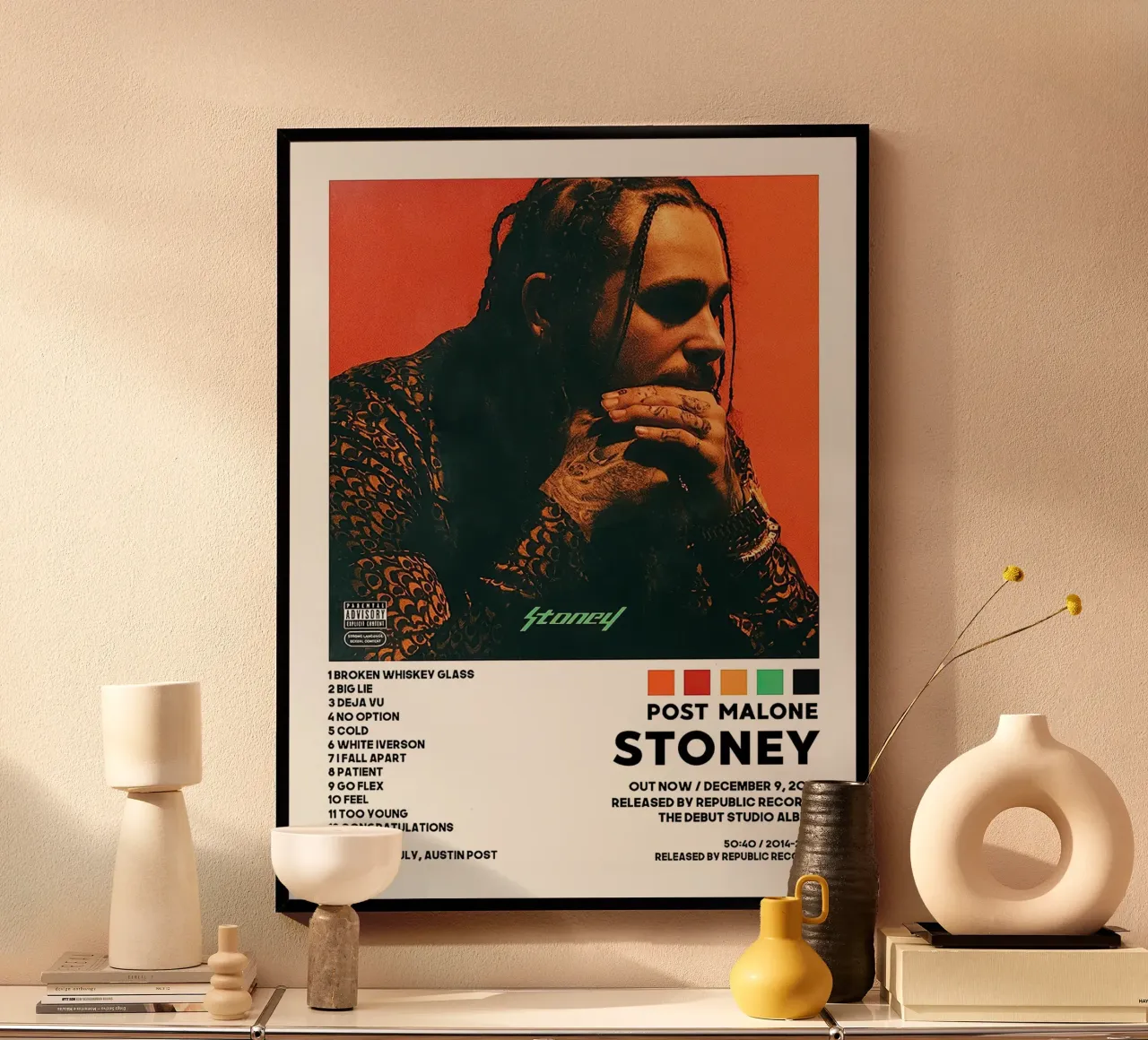 Post malone Stoney poster da Roronoa7