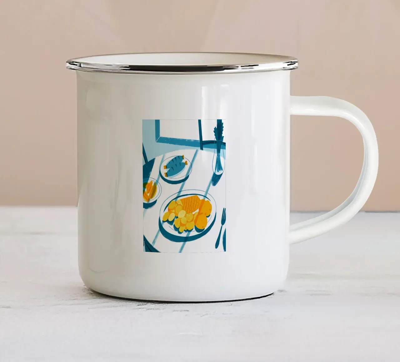 Cibo delizioso tazza in smalto da PREKETEWE