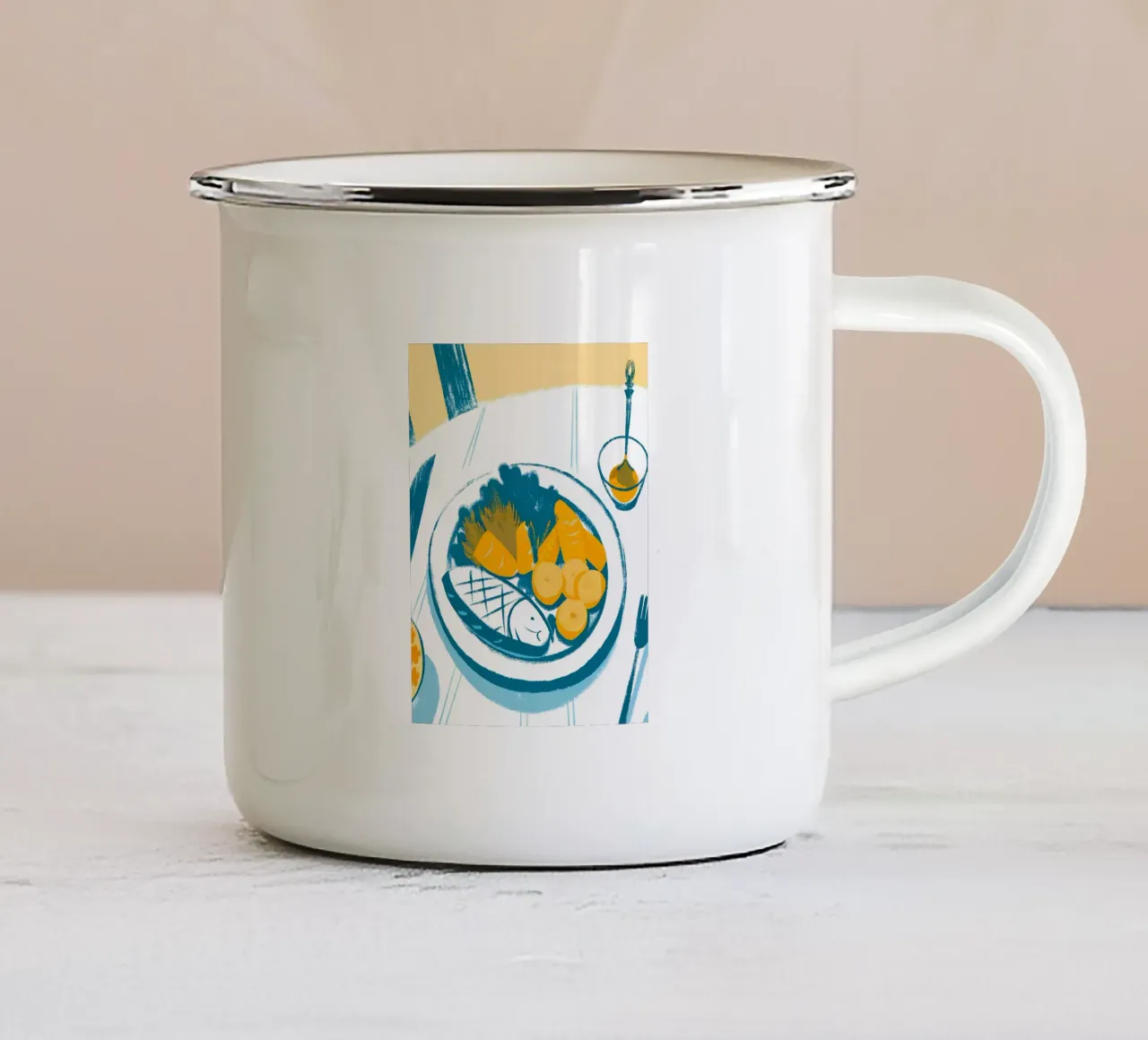 Cibo delizioso tazza in smalto da PREKETEWE