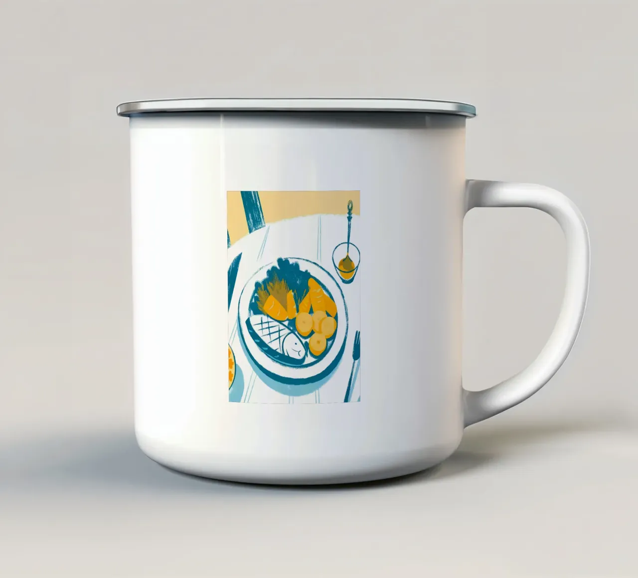 Cibo delizioso tazza in smalto da PREKETEWE