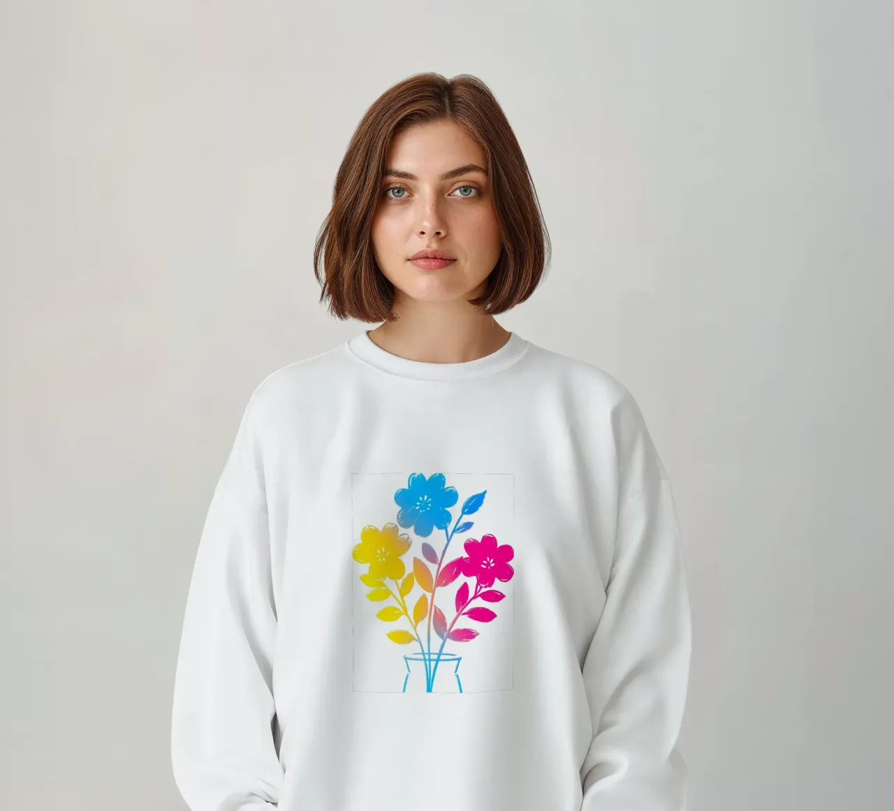 Gradazione dei colori dei fiori felpa da PREKETEWE