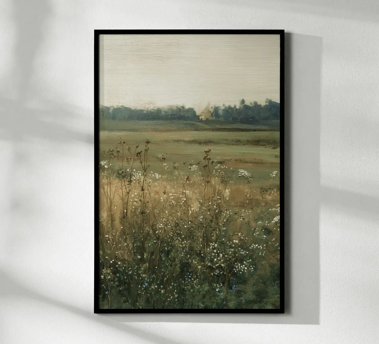 Sogno di paesaggio botanico poster con telaio in plastica da Carinaprint