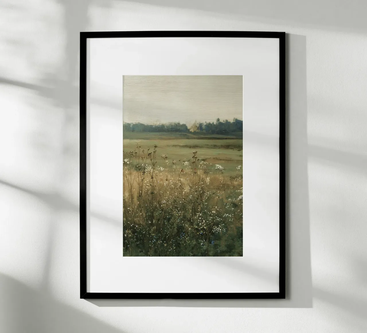 Sogno di paesaggio botanico poster con telaio in plastica da Carinaprint