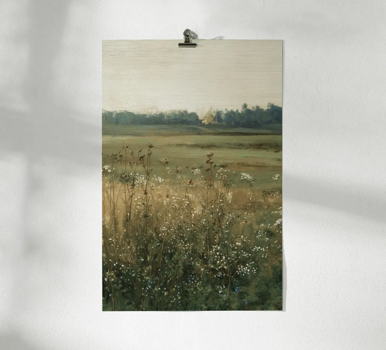 Sogno di paesaggio botanico poster con telaio in plastica da Carinaprint