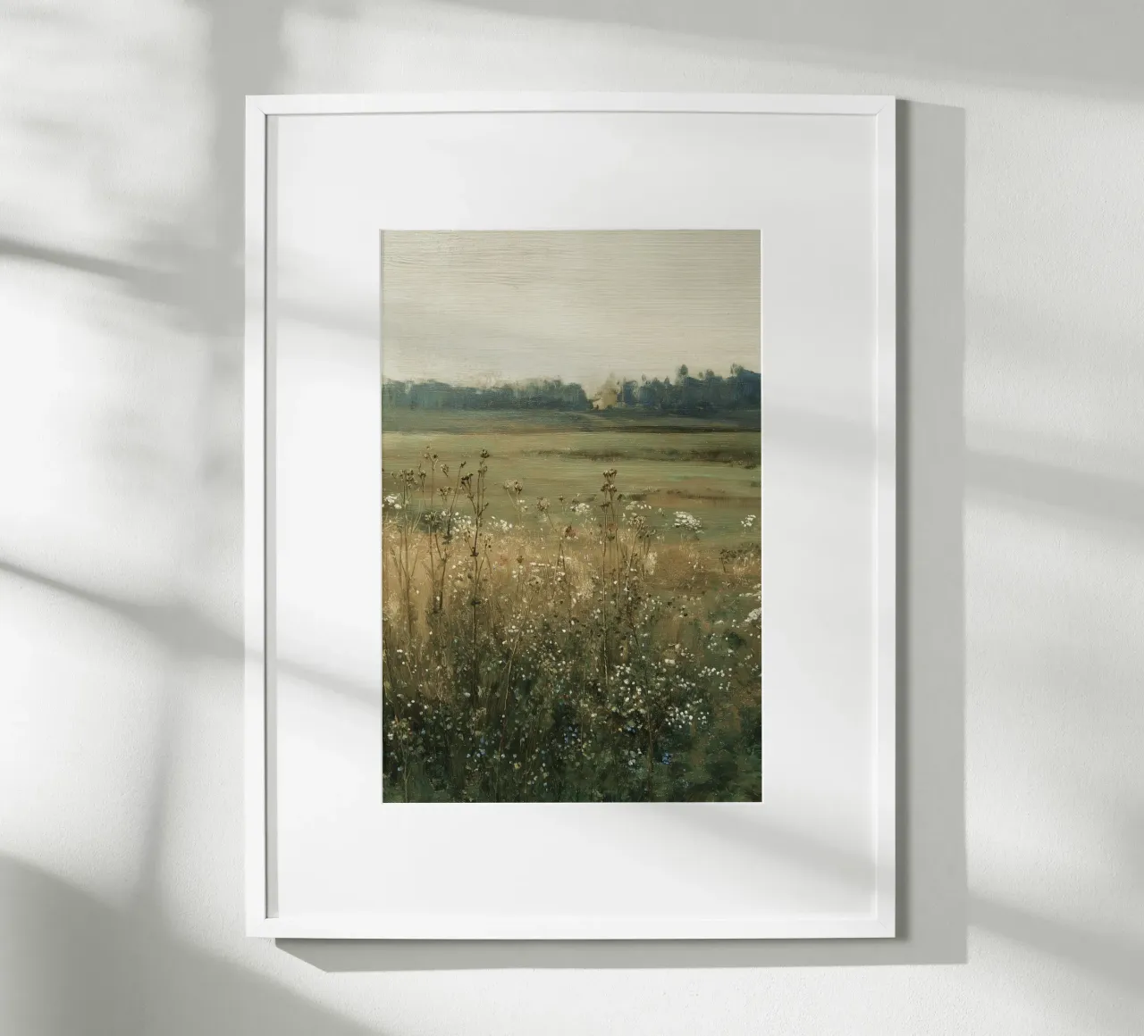 Sogno di paesaggio botanico poster con telaio in plastica da Carinaprint