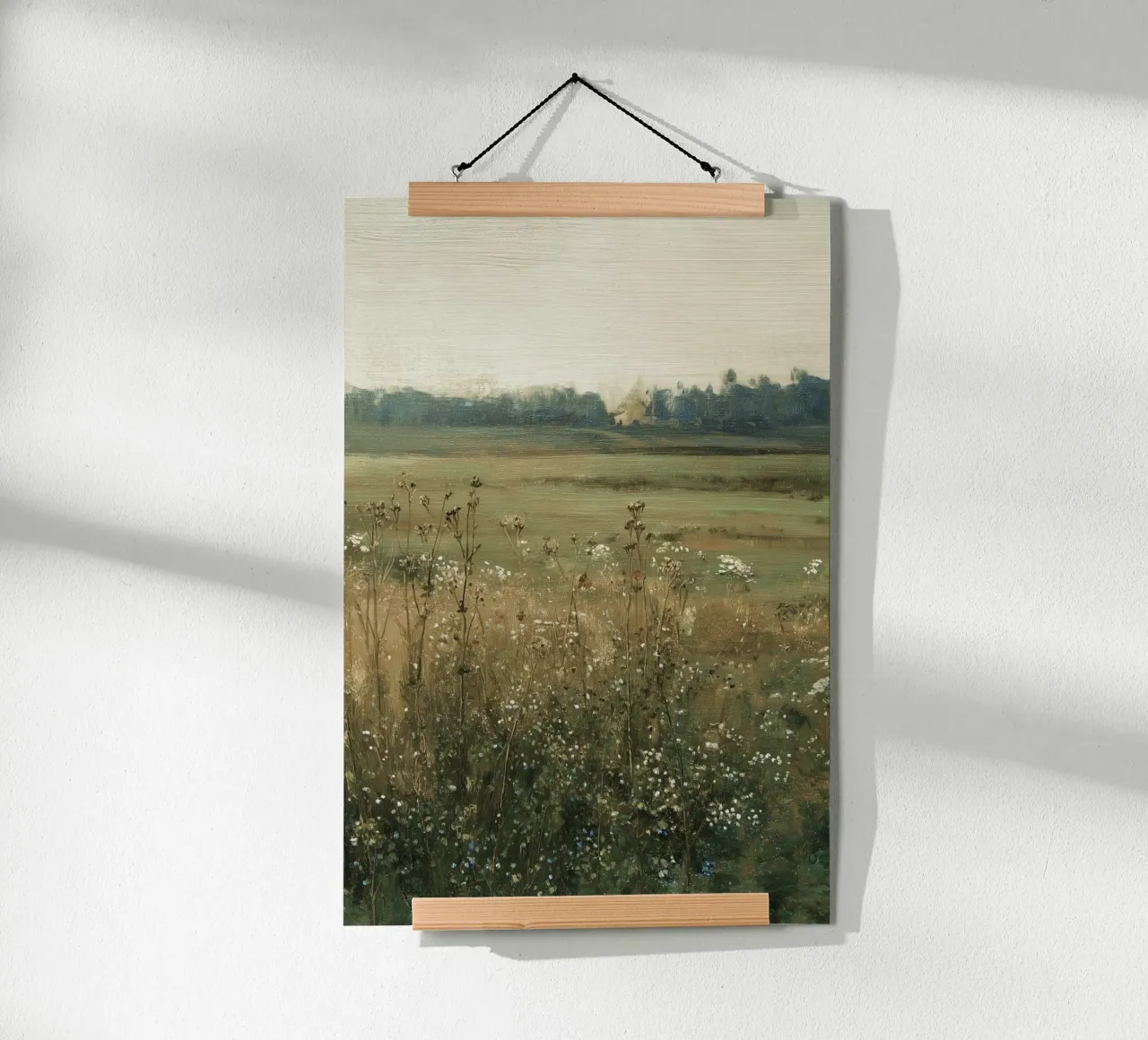 Sogno di paesaggio botanico poster con telaio in plastica da Carinaprint